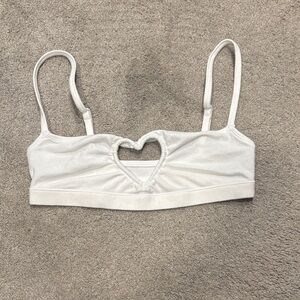SKIMS🤍 White Heart Detail Bandeau